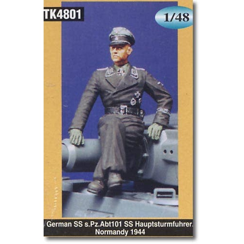 1/48 German 101st SS H. Tank Bat. Captain 1944 Normandy