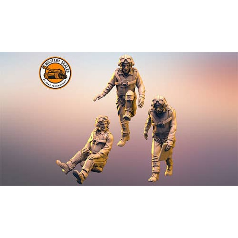 1/48 US WW2 Navy Pilot Set No.3 3pcs