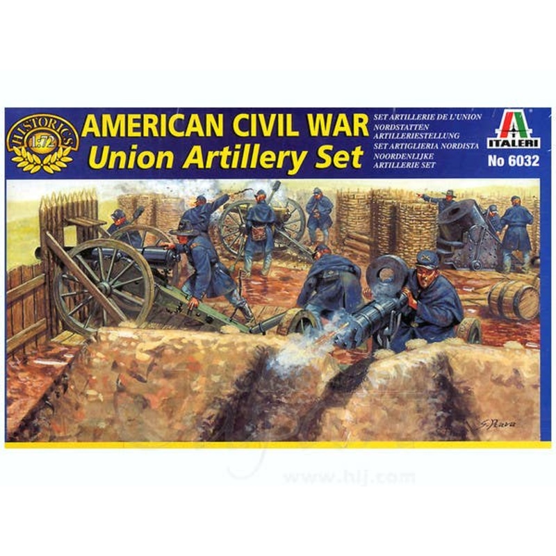 1/72 American Civil War Union Artillery Set