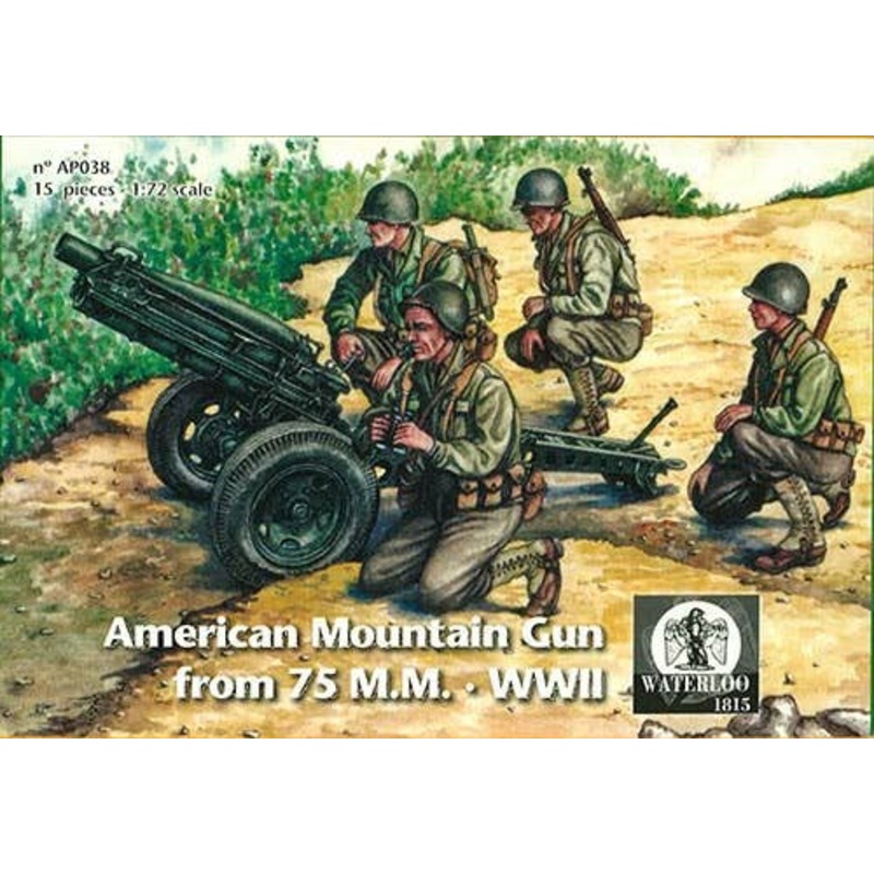1/72 American Mountain Gun from 75mm WWII (AP038)