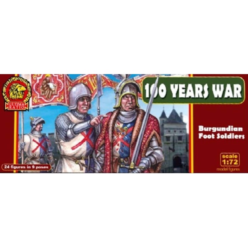 1/72 Burgundian Foot Soldiers, 100 Years War