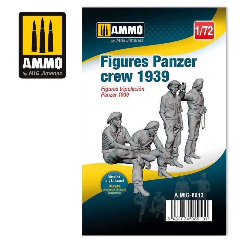 1/72 Figures Panzer Crew 1939 (Set of 4)