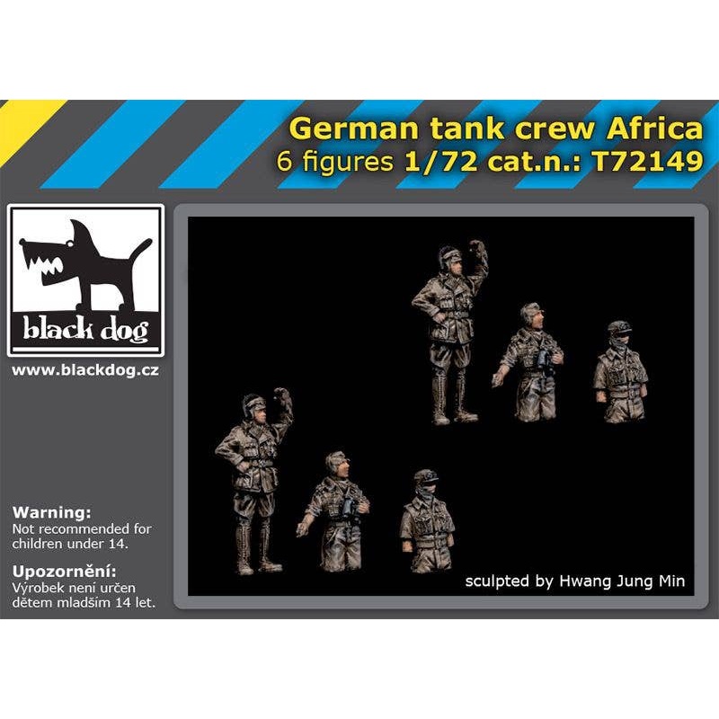 1/72 German tank crew Africa