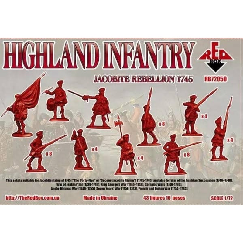 1/72 Highland Infantry 1745. Jacobite Rebellion