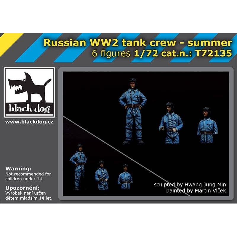 1/72 Russian WW II tank crew summer