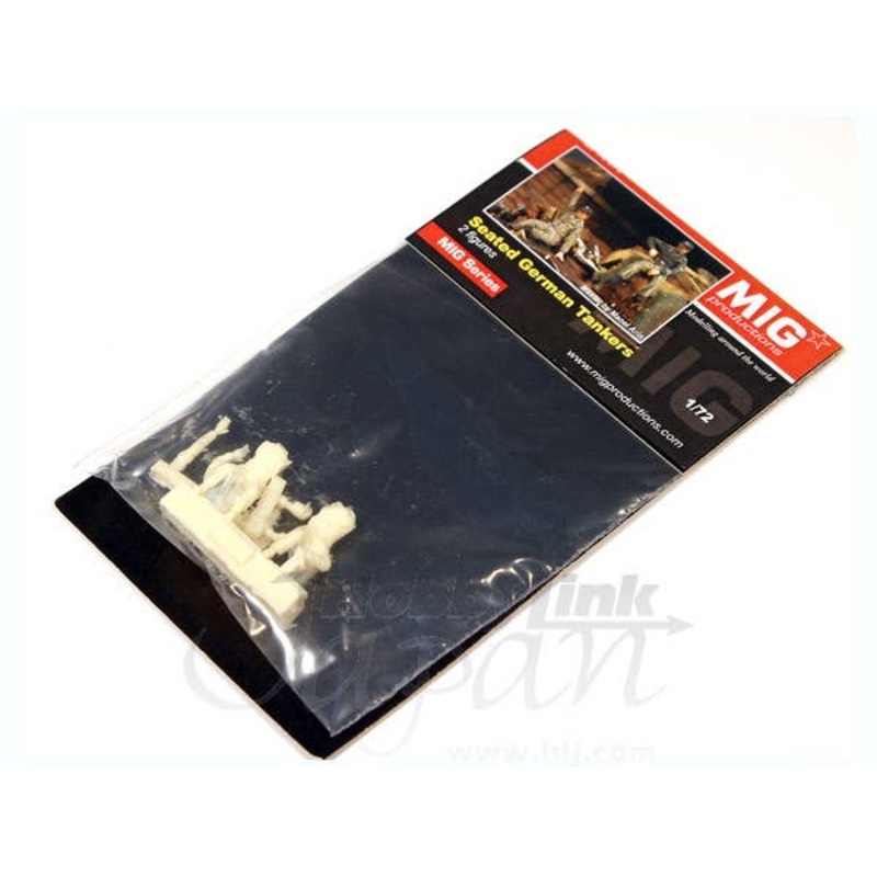 1/72 Seated German Tankers Spring-Summer (2 figures)