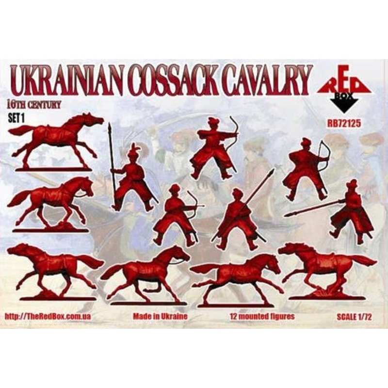 1/72 Ukrainian Cossack Cavalry 16th Century Set 1