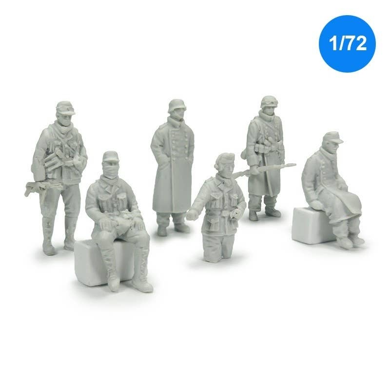 1/72 WW.II German Afrika Korps DAK Soldier Set