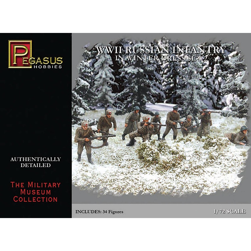 1/72 WW.II Soviet Army Winter Equipment Infantry Set 2