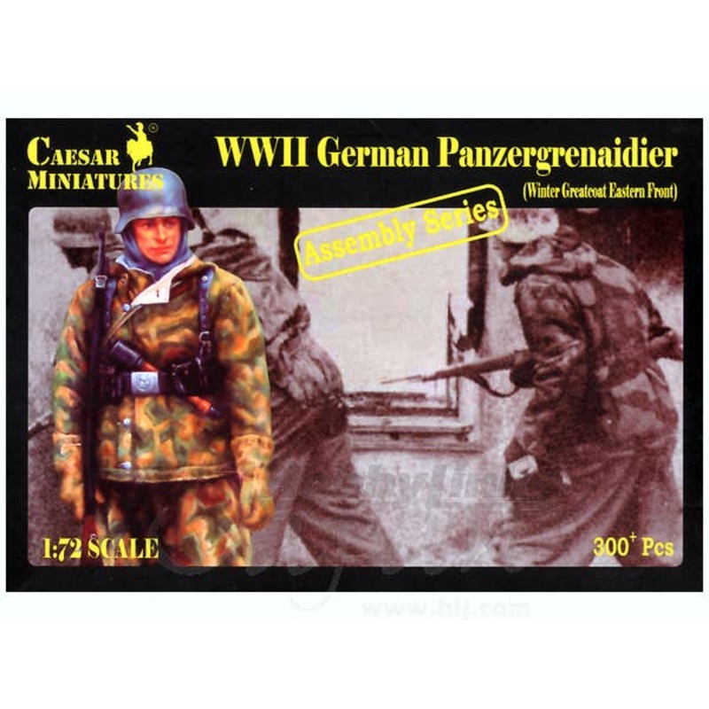 1/72 WWII German Panzergrenaidier Eastern Front Winter Equipment (16 Figures)
