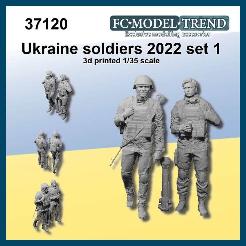 1/35 Current Use Ukrainian Infantry (2022) Set #1 (2 pieces)