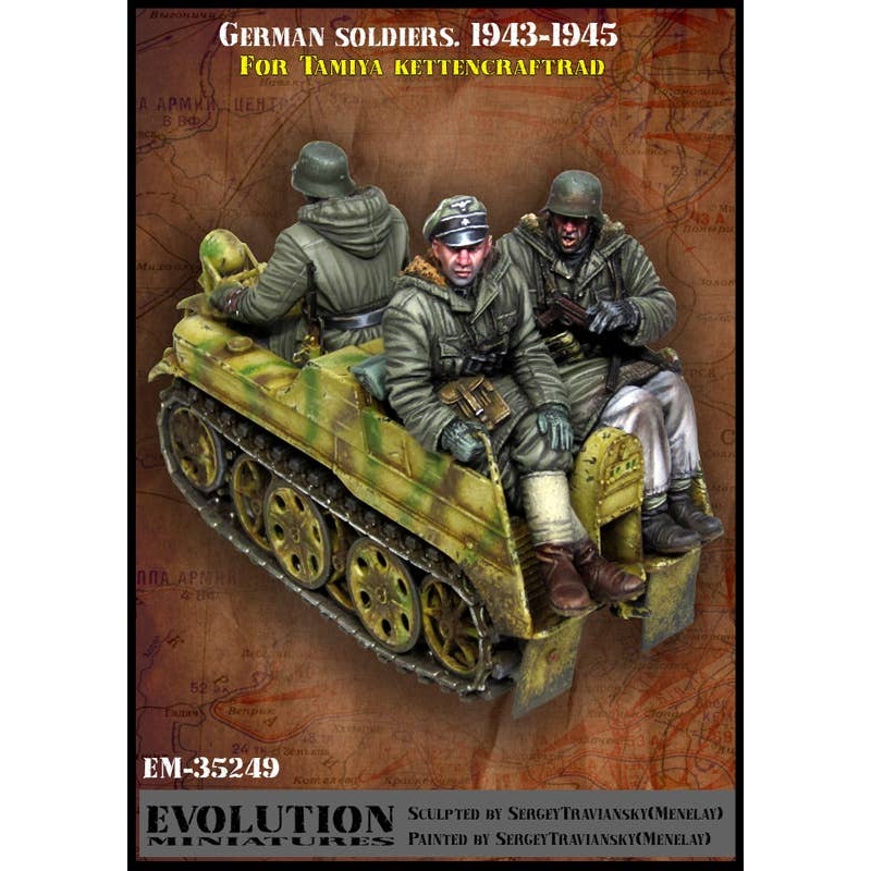 1/35 German Soldiers. 1943-1945 (for Tamiya Kettenkraftrad)