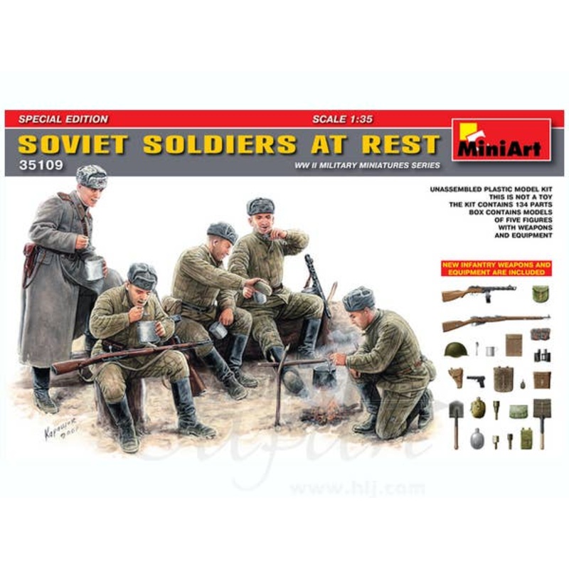 1/35 Soviet Solders At Rest