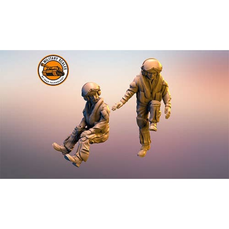 1/48 British Working Pilot Set No.2 2pcs