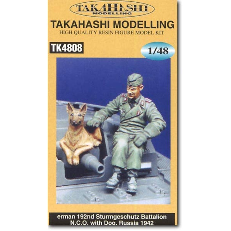 1/48 German 192nd SPG Bat. NCO w/Dog 1941 Russia