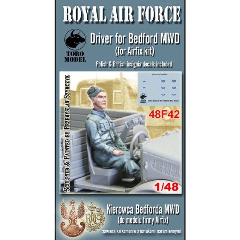 1/48 Royal Air Force : Driver for Bedford MWD (for Airfix Kit)