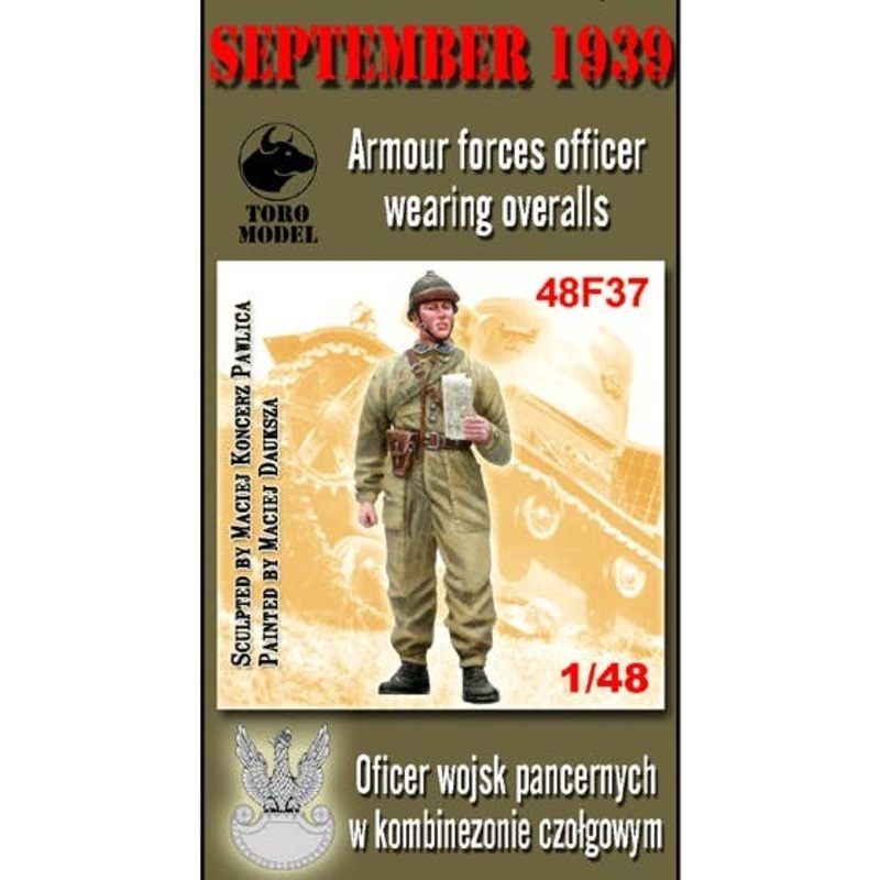 1/48 September 1939 Armor Forces Officer Wearing Overalls
