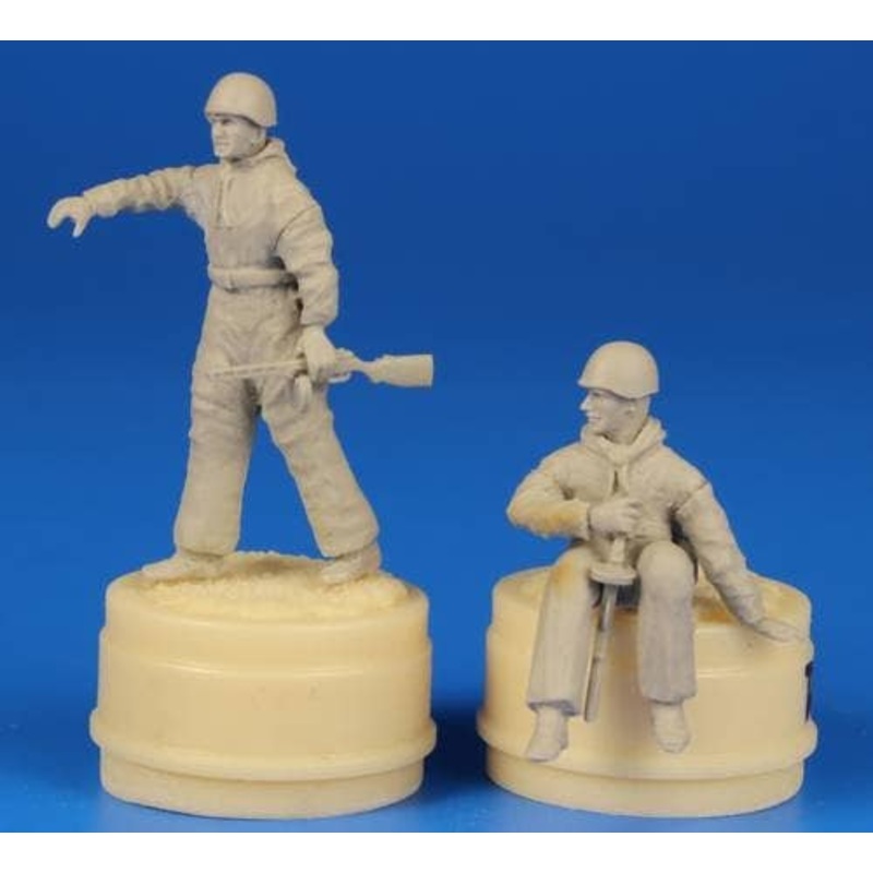 1/48 Soviet Tank Desant Troops, Part 1 (2 Figures), for a T-34 and Another Tanks