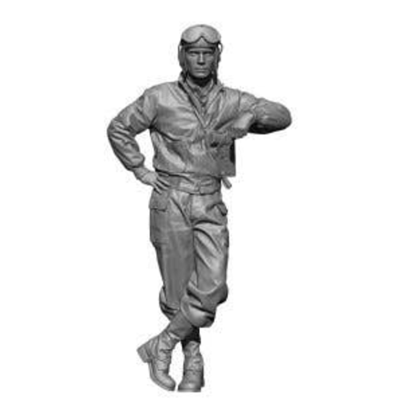 1/48 WWII American M8 Greyhound Armored Car Crew #1