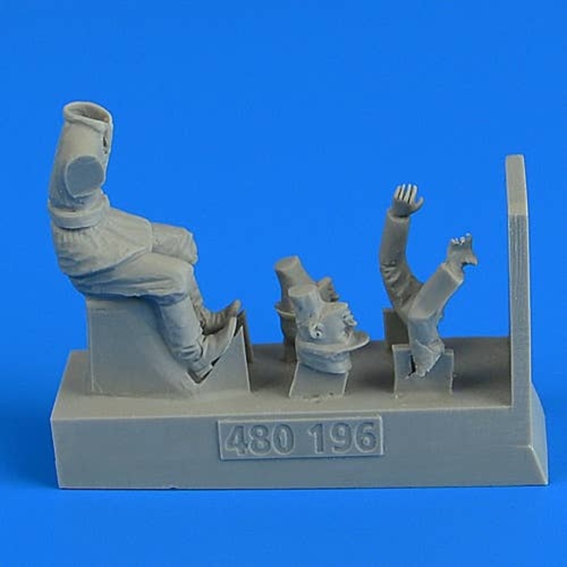 1/48 WWII German Infantry Driver for Kettenkraftrad