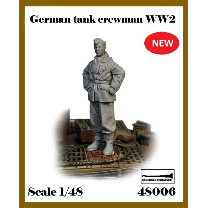 1/48 WWII German Tank Crew In Winter Equipment