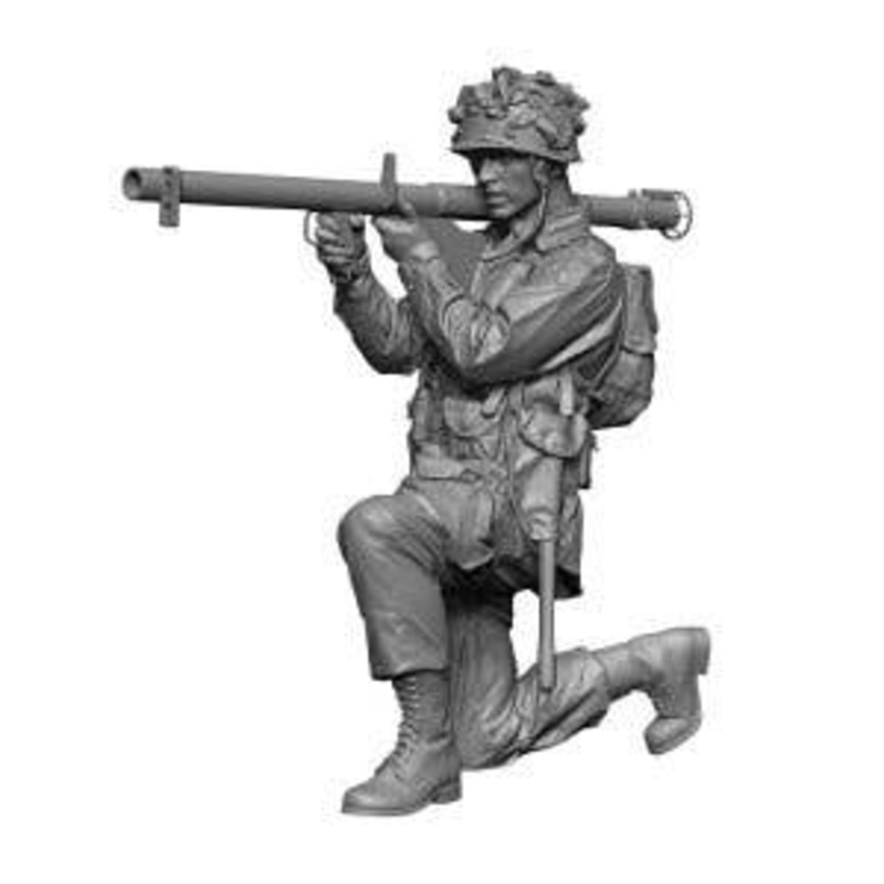 1/48 WWII United States Airborne Division Bazooka Gunner #1