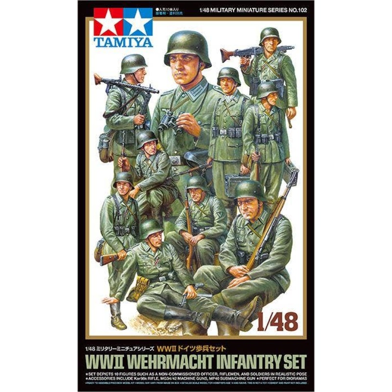 1/48 WWII Wehrmacht Infantry Set