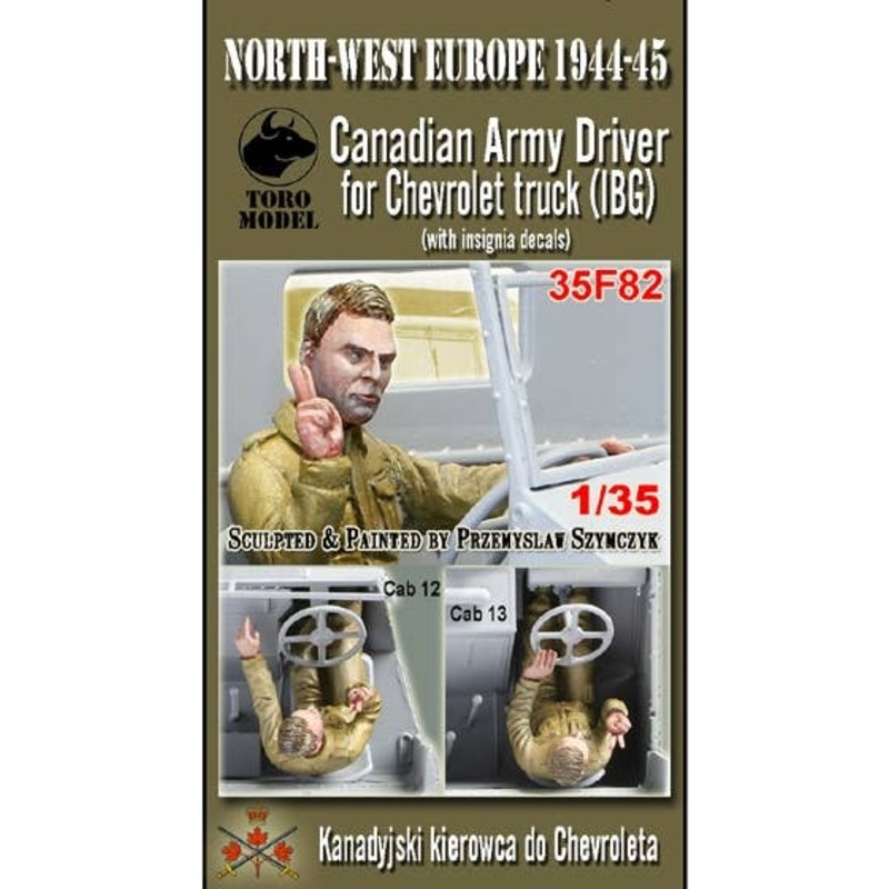 1/35 Canadian Army Driver for Chevrolet Truck North-west Europe 1944-45 (IBG)