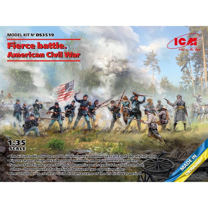 1/35 Fierce Battle. American Civil War Set