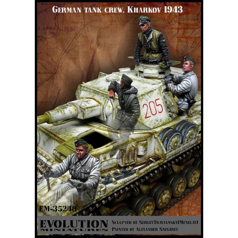 1/35 German Tank Crew. Kharkov 1943