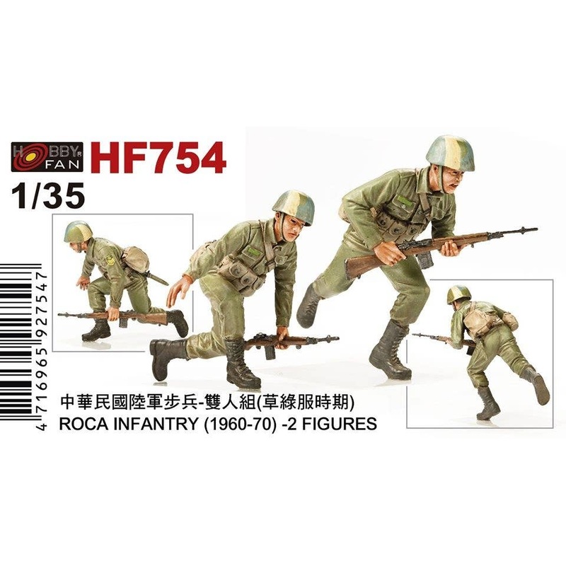 1/35 ROCA Infantry (1960-70) 2 Figures