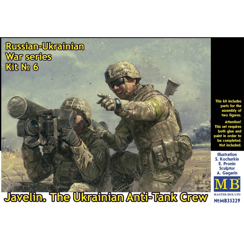 1/35 Russian-Ukrainian War series, Kit No 6. Javelin. The Ukrainian Anti-Tank Crew