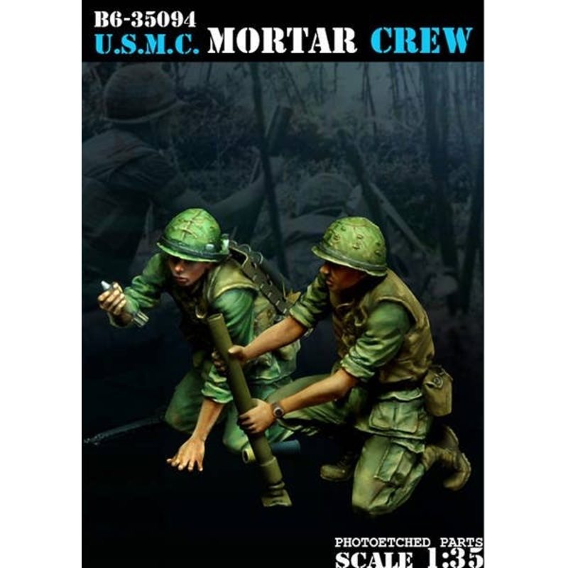1/35 U.S.M.C. Mortar Crew