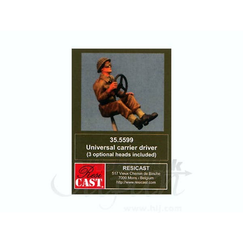 1/35 Universal Carrier Driver (3 Optional Heads Included)