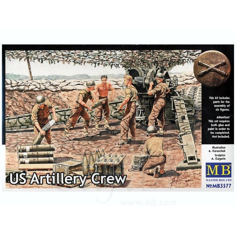 1/35 US Artillery Crew WWII & Vietnam
