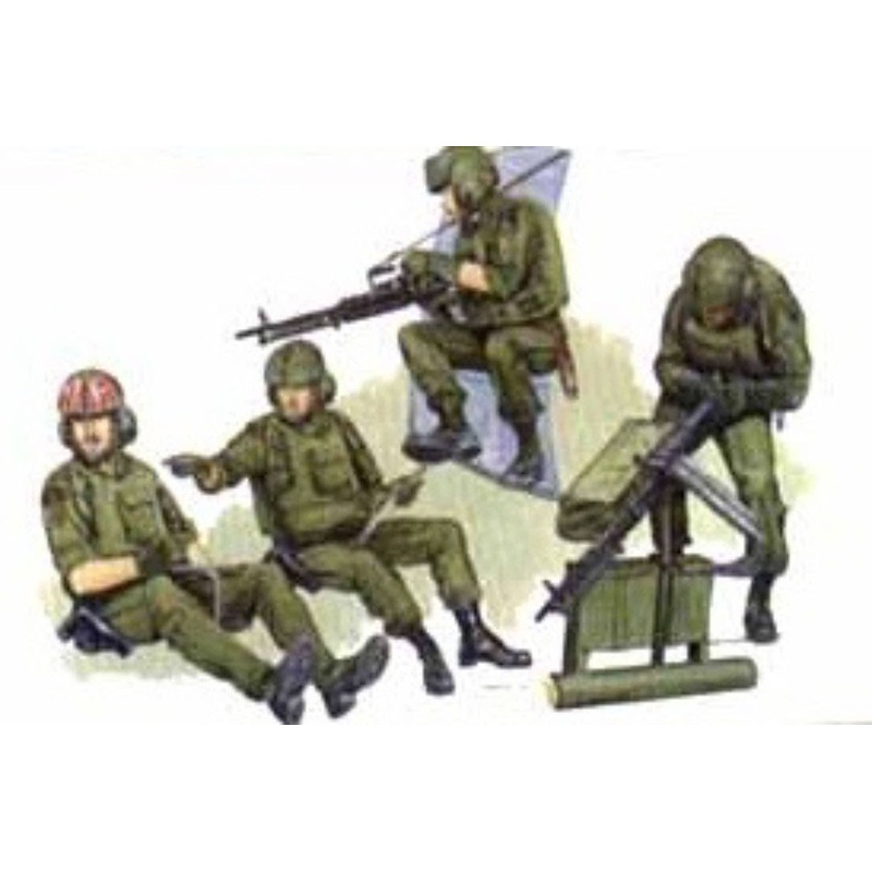 1/35 Vietnam War US Army Helicopter Crew Figure Set of 4