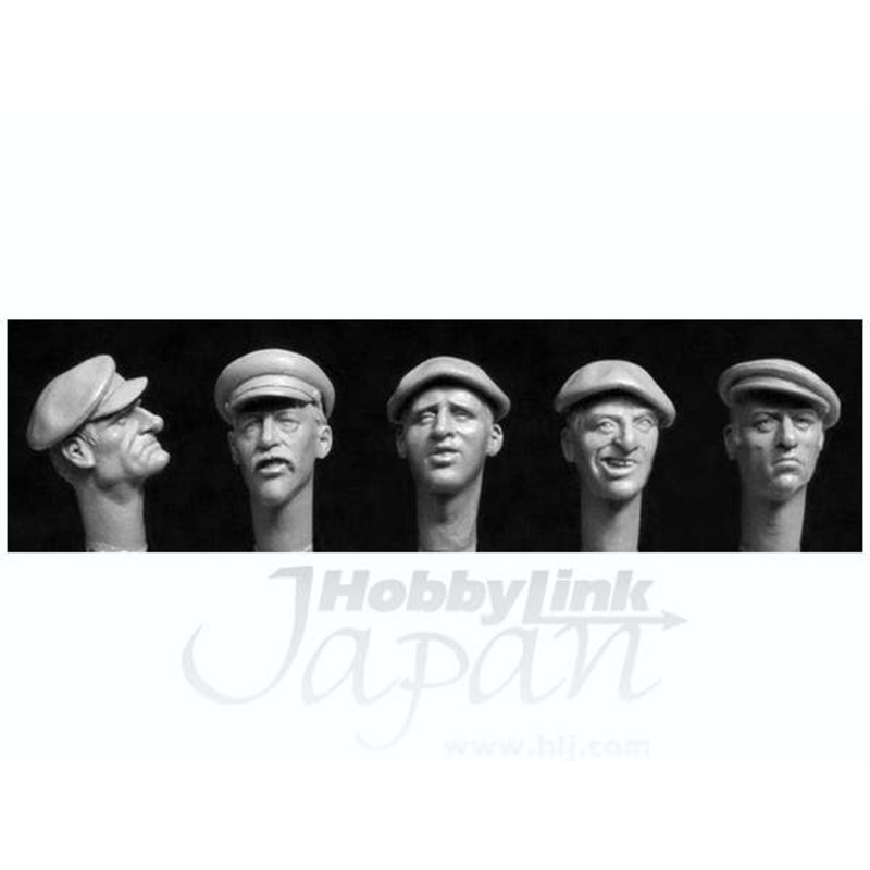1/35 5 Heads for Rural Civilians Set WW2 #1