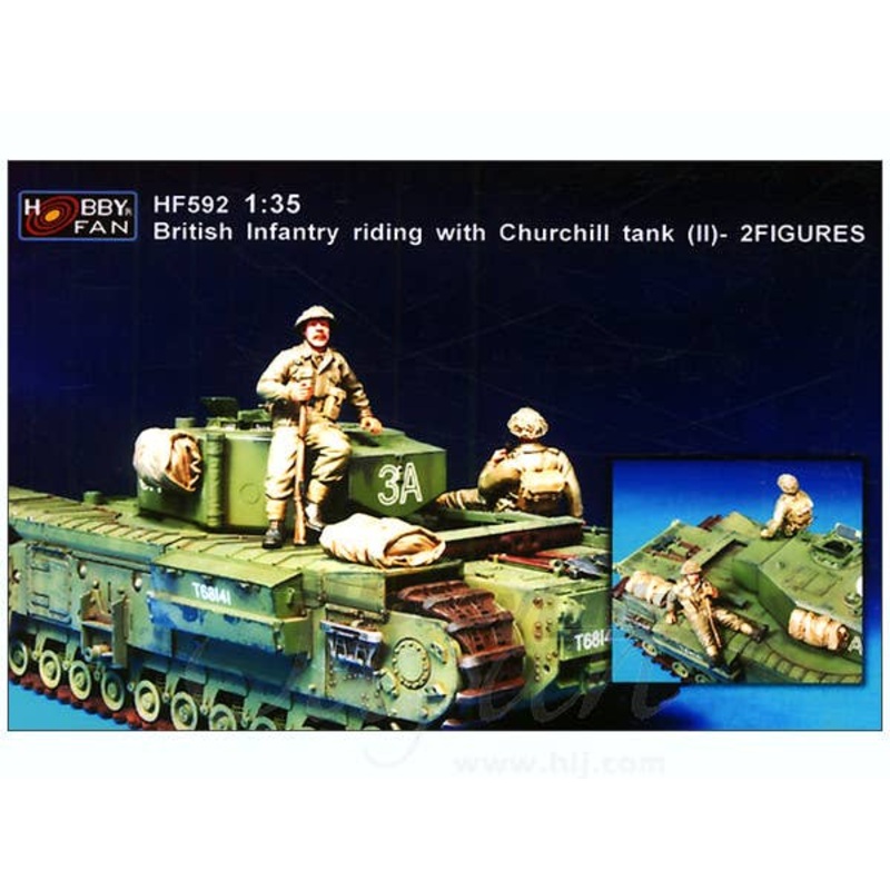 1/35 British Infantry Riding Churchill #2 (2 Figures)
