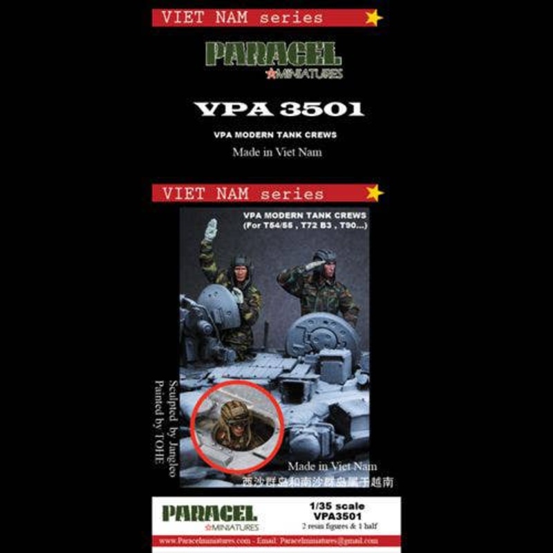 1/35 Current Use Vietnam People's Army (VPA) Tank Crew Set (3pcs)