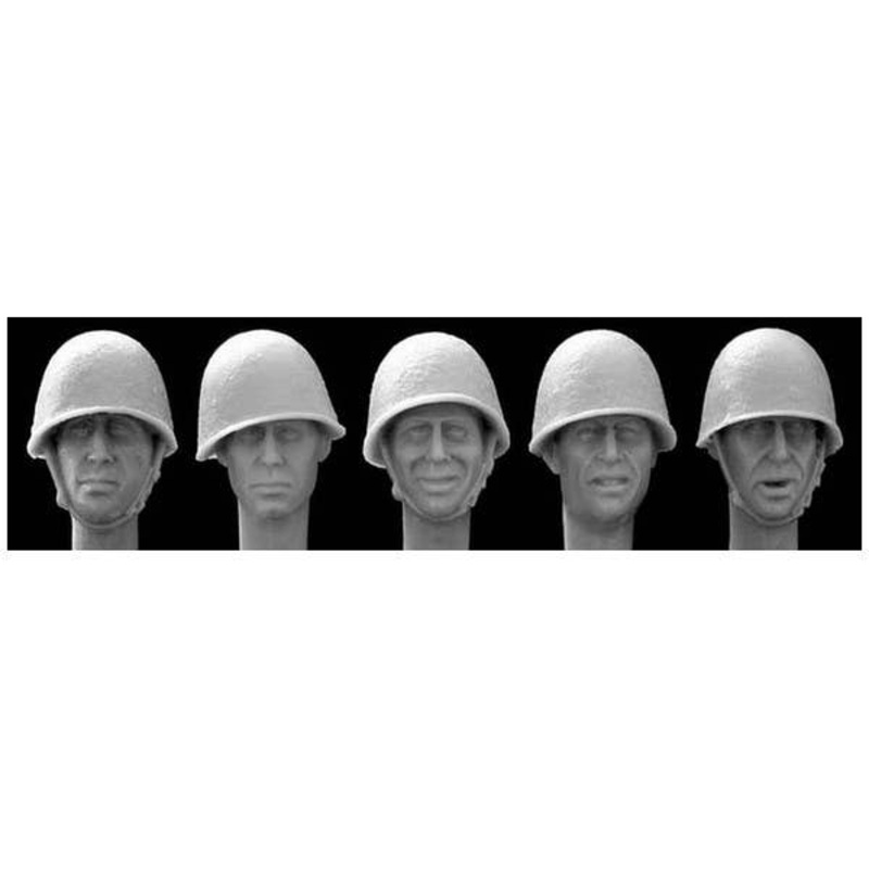 1/35 Heads with Polish Infantry Helmets 1939