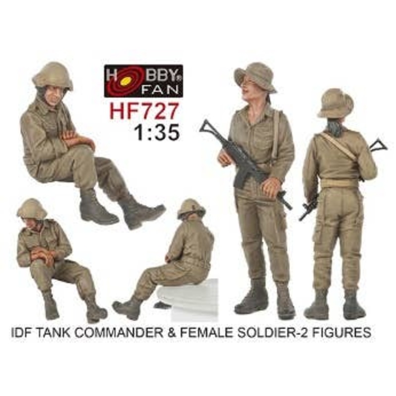 1/35 IDF Tank Commander & Female Soldier