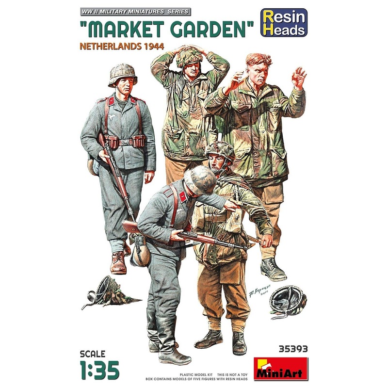 1/35 Market Garden (Netherlands 1944) 5 Figures with Resin Head