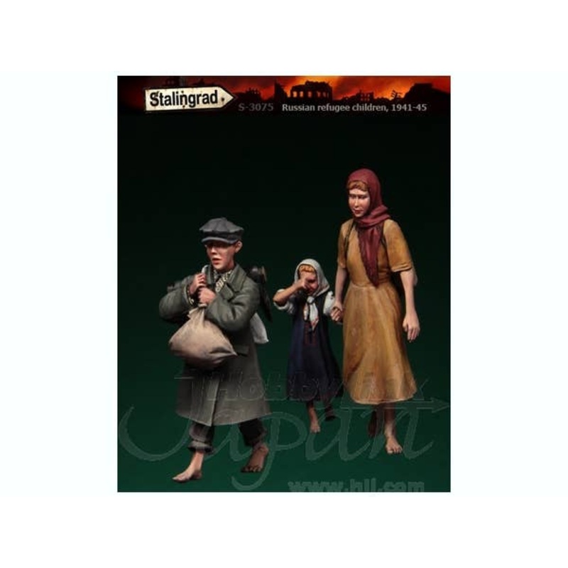 1/35 Russian Refugee Children #3075
