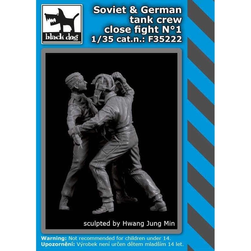 1/35 Soviet & German Tank Soldier "Close Combat" No.1