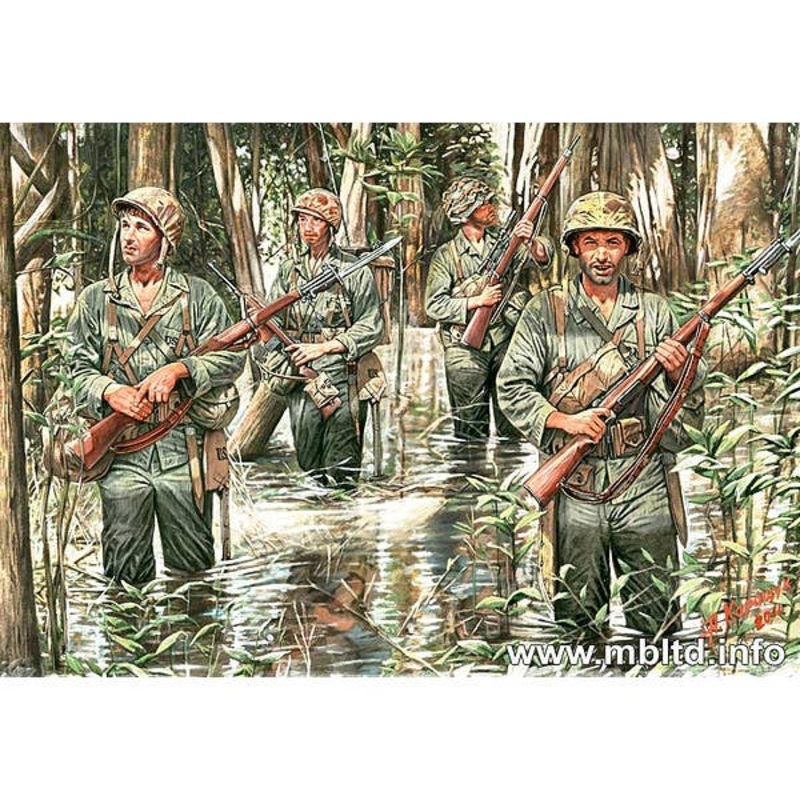 1/35 US Marines in Jungle WW II Era