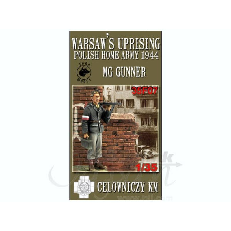 1/35 Warsaw's Uprising Polish Home Army 1944 MG Gunner