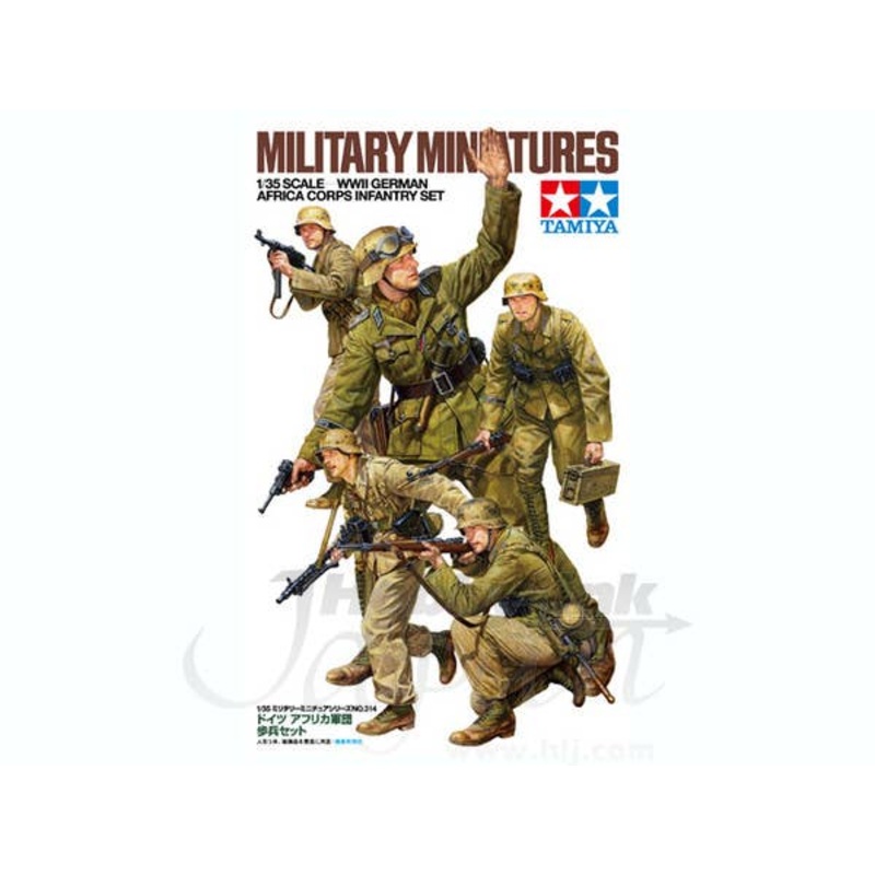 1/35 WWII German Africa Corps Infantry Set