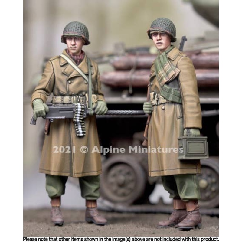 1/35 WWII US Army M1919MG Shooting Team Winter