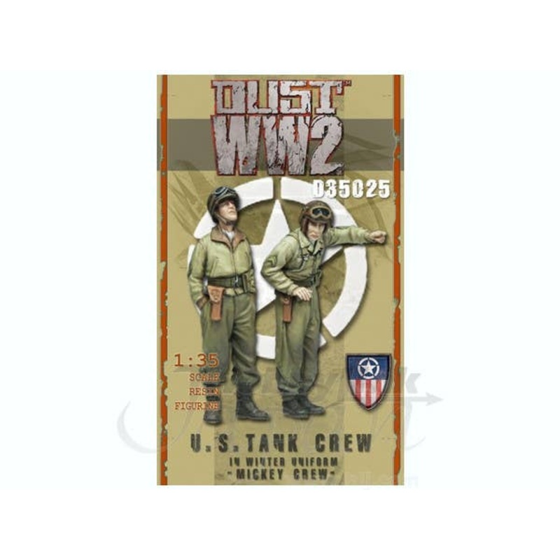 1/35 WWII US Tank Crew in Winter Uniforms "Mickey Crew"