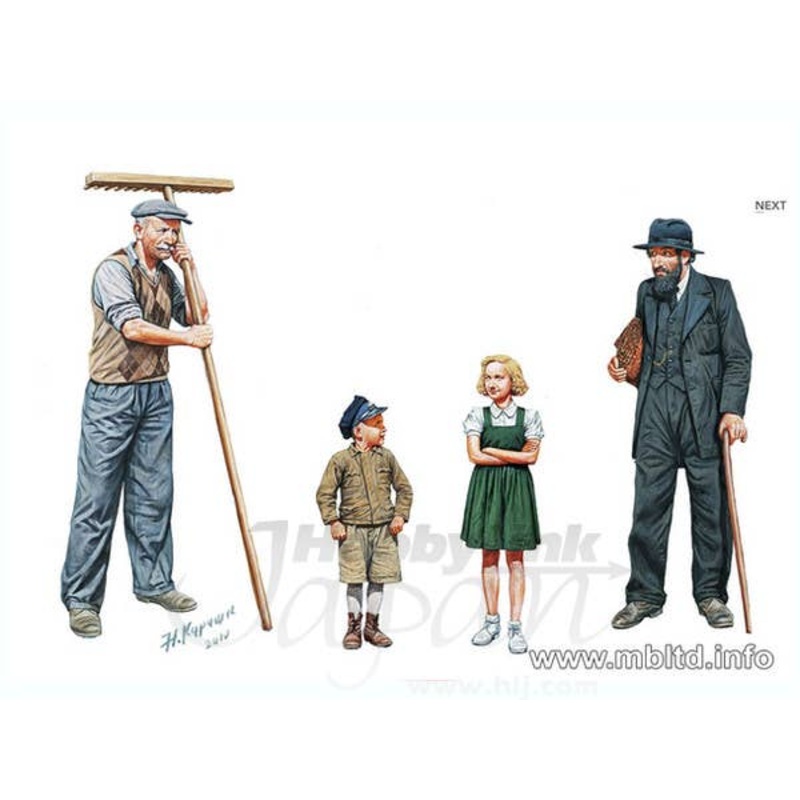 1/35 Civilians, Western Region, WWII Era